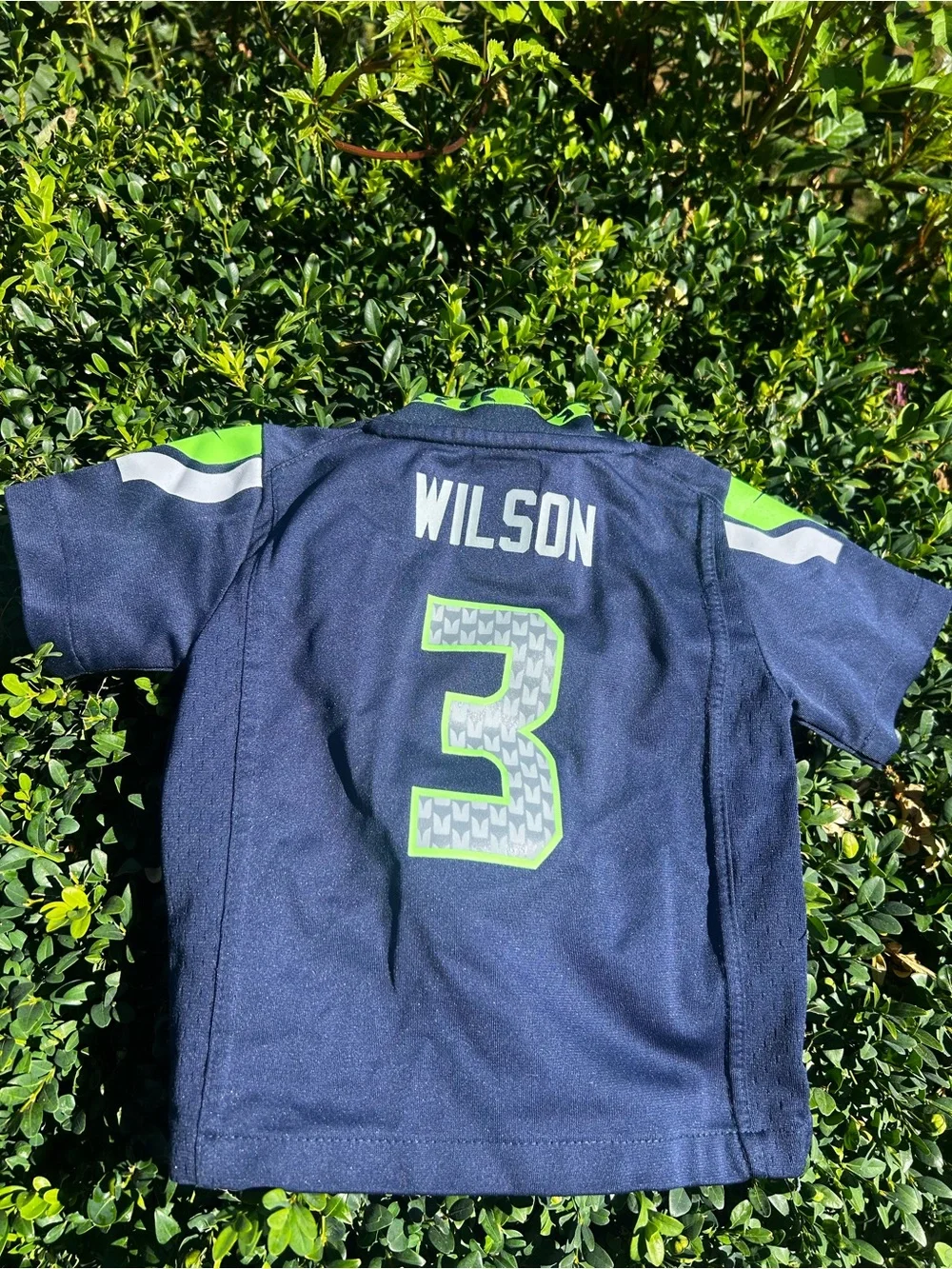 NFL Seattle Seahawks #3 Baby Boy’s Navy & Green Jersey Size 24M